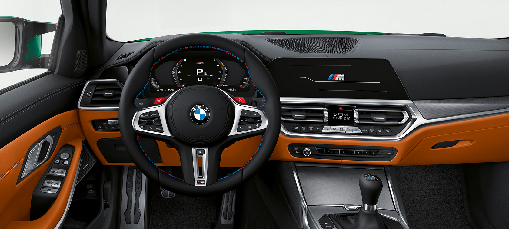 BMW M3 Sedan G80 2020 cockpit interior 